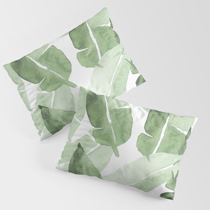 Tropical Leaves 2 Pillow Sham