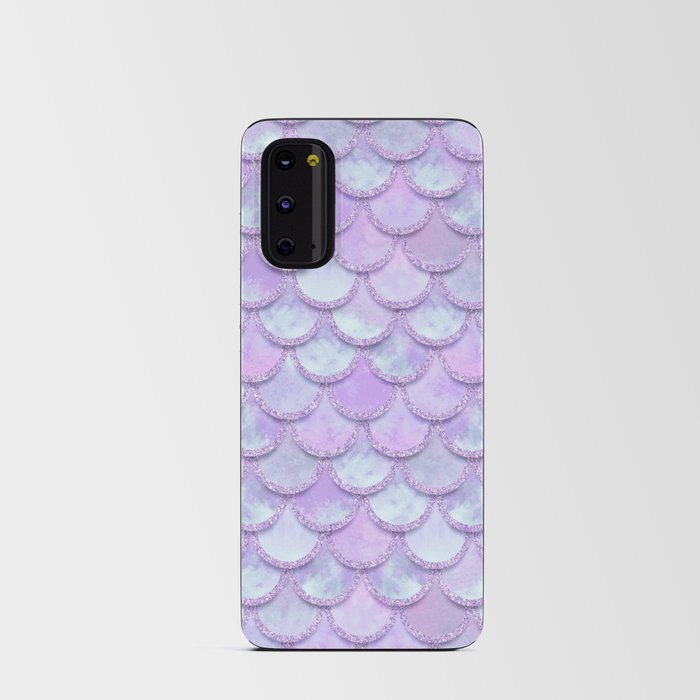 Baby Mermaid Scales Lavender Purple Android Card Case