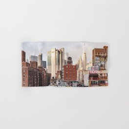 New York City Skyline Views | Lower Manhattan and Chinatown Hand & Bath Towel