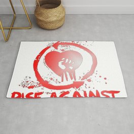 RISE AGAINST Rug | Symbolic, Variety, Rise, Graphicdesign, Against, Musician, Simple, Abstract, Geometric, Mix 