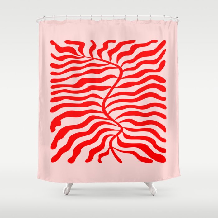 Funky Herbs: Matisse Edition Shower Curtain