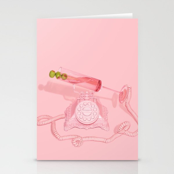 Call of the Cocktails Stationery Cards