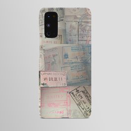 Passport Stamps Galore! Android Case