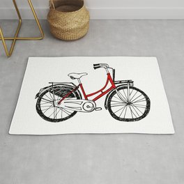 Love to ride - Dutch bicycle Rug