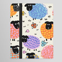 Sheep Farm Pattern iPad Folio Case