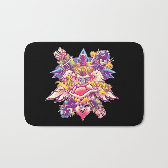 BOWSER NEVER LOVED ME Bath Mat