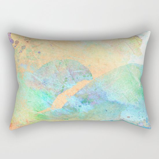 Pastel Color Splash 01 Rectangular Pillow