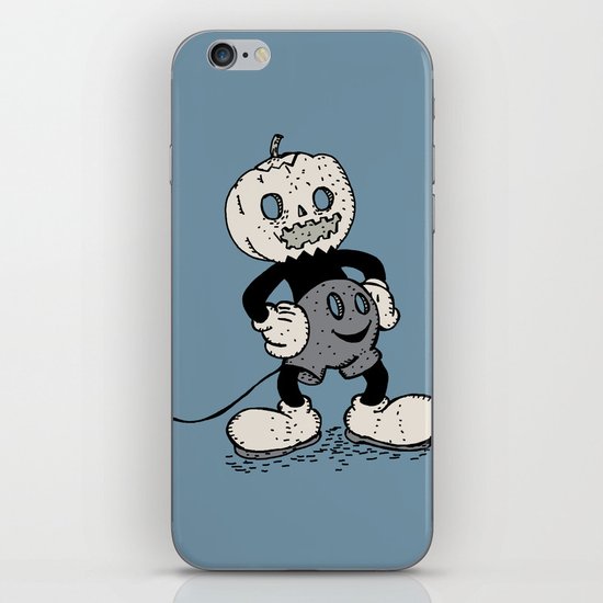 Mickey Pumpkin (desaturated) iPhone & iPod Skin