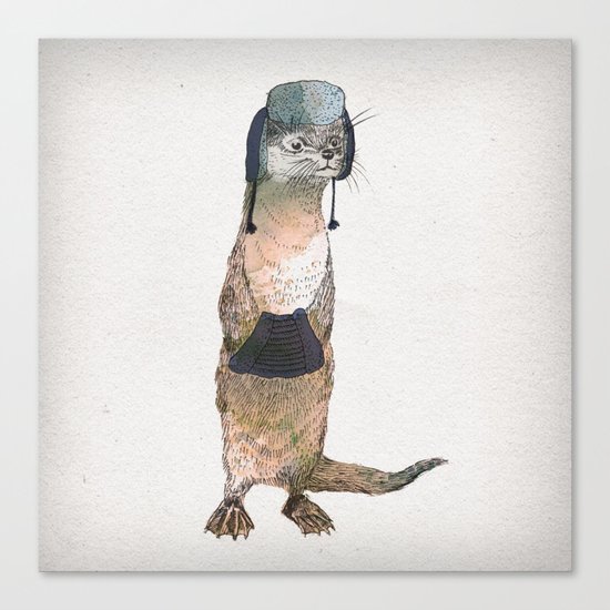Otter Canvas Print