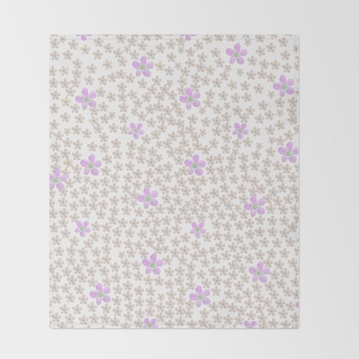 modern hand painted lavender