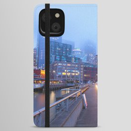 Seattle Foggy Morning iPhone Wallet Case