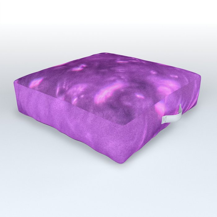 Purple Bubbles Outdoor Floor Cushion