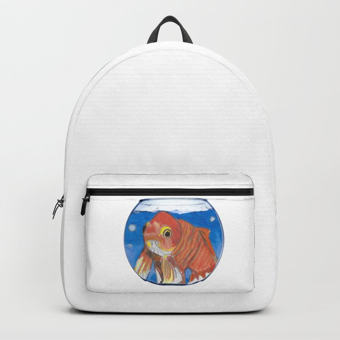 Gertrude the Goldfish in a Fishbowl  Backpack