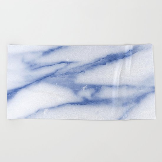 Blue Skies Marble Beach Towel