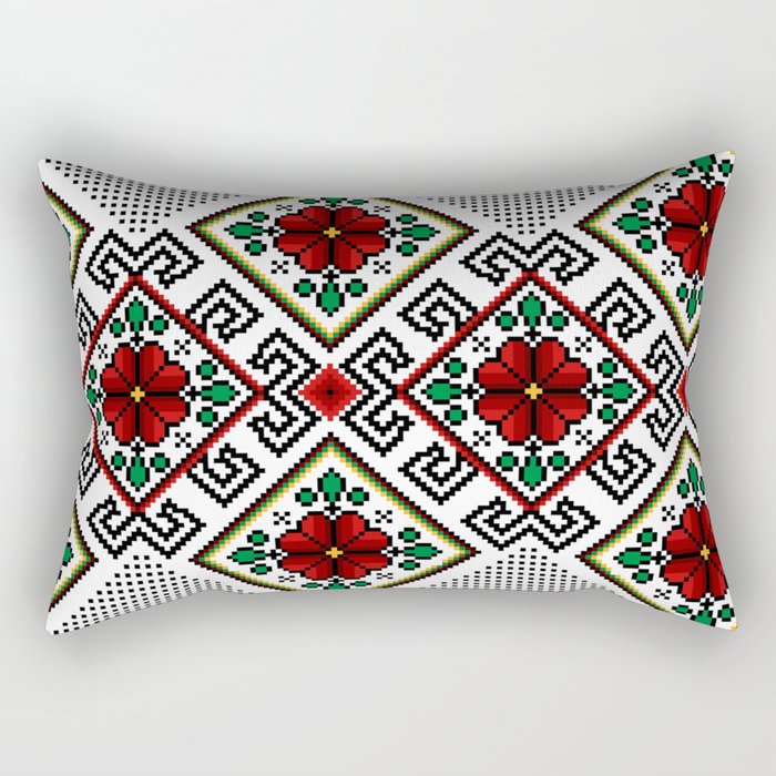ukrainian folk seamless pattern Rectangular Pillow