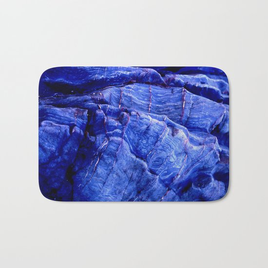 BLUE STONE TEXTURES Bath Mat
