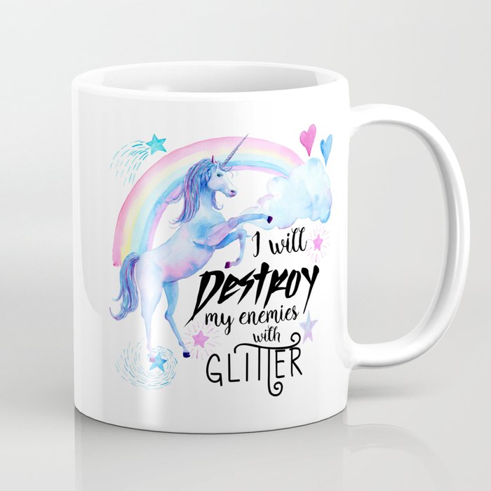 Image result for paperfury destroy with unicorn glitter mug