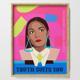 AOC Truth Suit Serving Tray