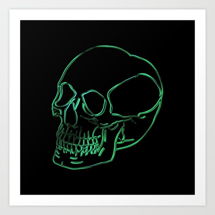 Skull Shift Art Print