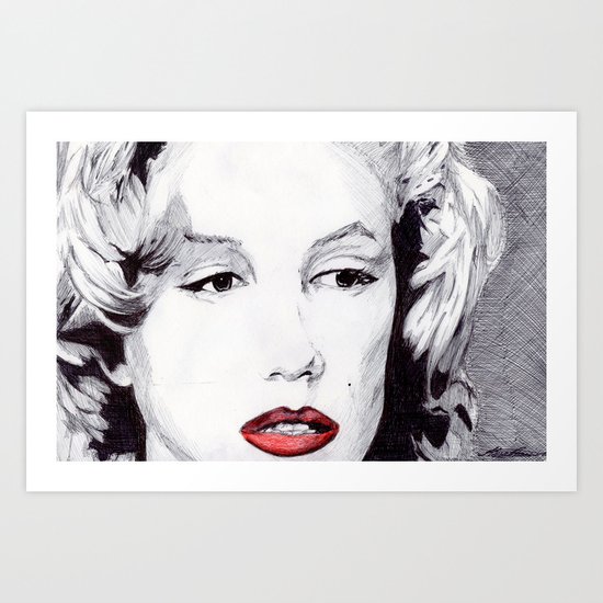 Marilyn Monroe Art Print