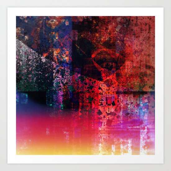 Fargo abstraction Art Print