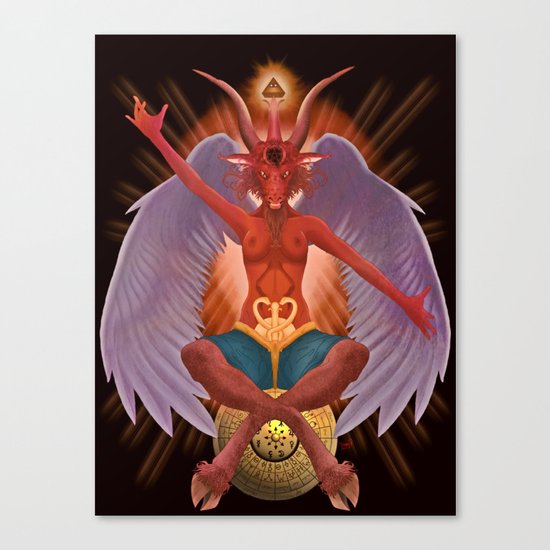 The Baphomet Canvas Print
