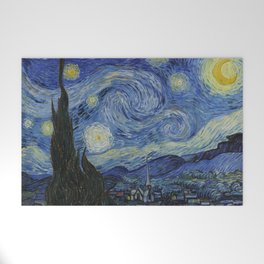 The Starry Night Welcome Mat