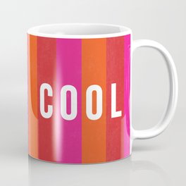 Cool Type on Warm Colors Coffee Mug