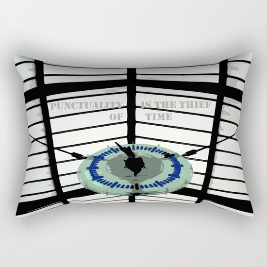 Oscar Wilde #4 Thief of Time Rectangular Pillow