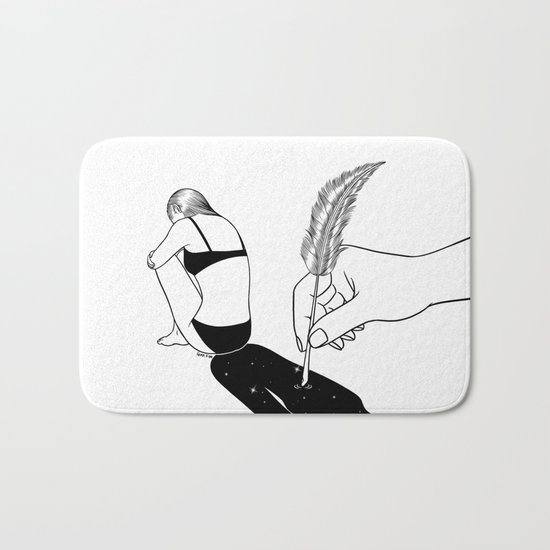 A Poet Bath Mat