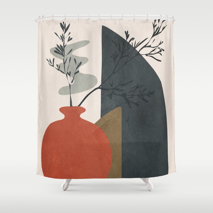 Abstract Elements 12 Shower Curtain