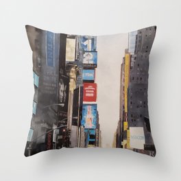 Business NYC Throw Pillow