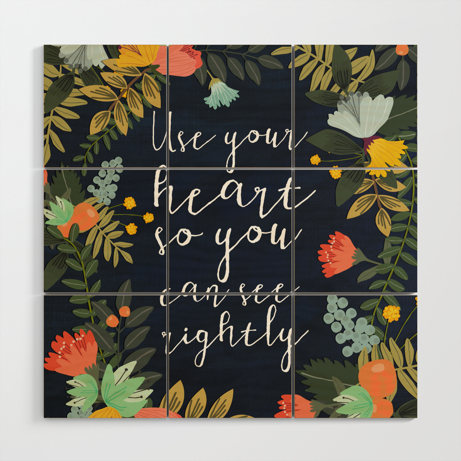 Use Your Heart So You Can See Rightly Wood Wall Art By Miacharro Society6 Use Your Heart So You Can See Rightly Wood Wall Art By Miacharro Society6