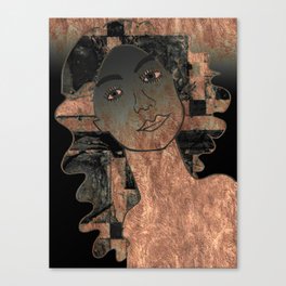 Copper Woman Canvas Print