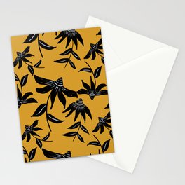 Echinacea - Yellow Stationery Card