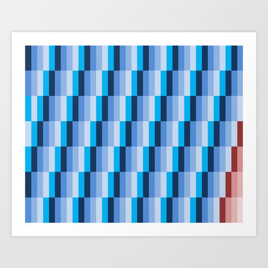 Fuzz Line #1 Art Print