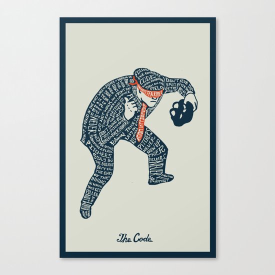The Code Canvas Print