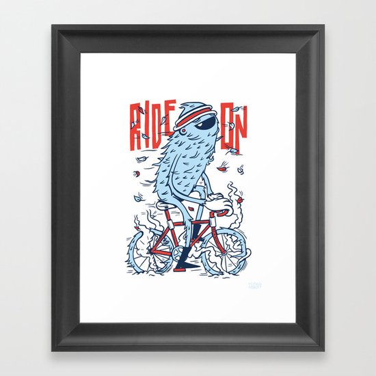 Ride On Framed Art Print