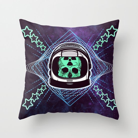 Lonely Traveller Throw Pillow
