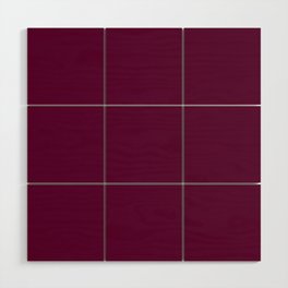 Bordeaux Color Collection Wood Wall Art