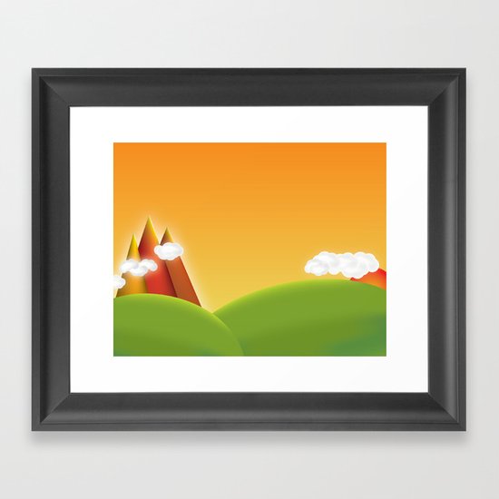 Countryside Revisited Framed Art Print