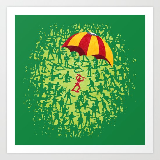 Captured! Art Print