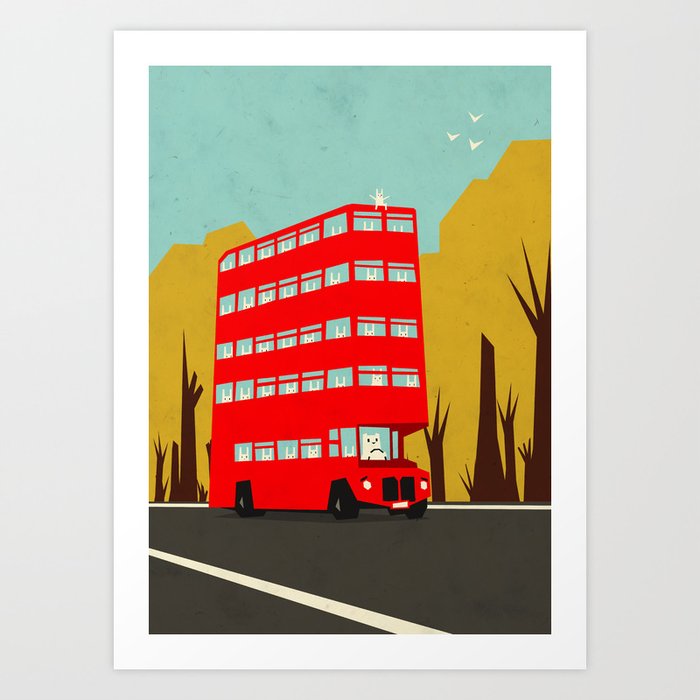 Discover the motif ARE WE THERE YET? by Yetiland as a print at TOPPOSTER