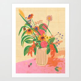 Bouquet of flowers V Art Print