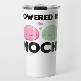 Powered By Mochi - Kawaii Mochi Ice Cream Travel Mug