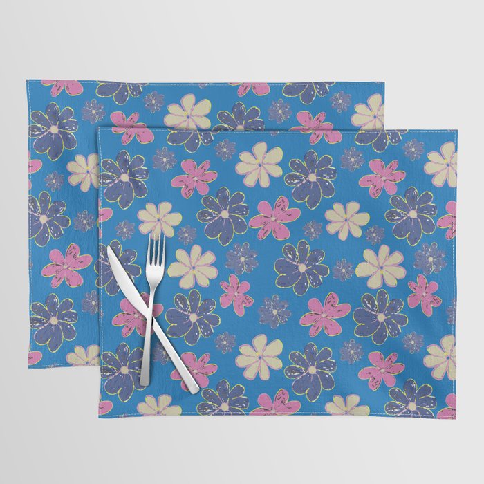 chalk daisies Placemat