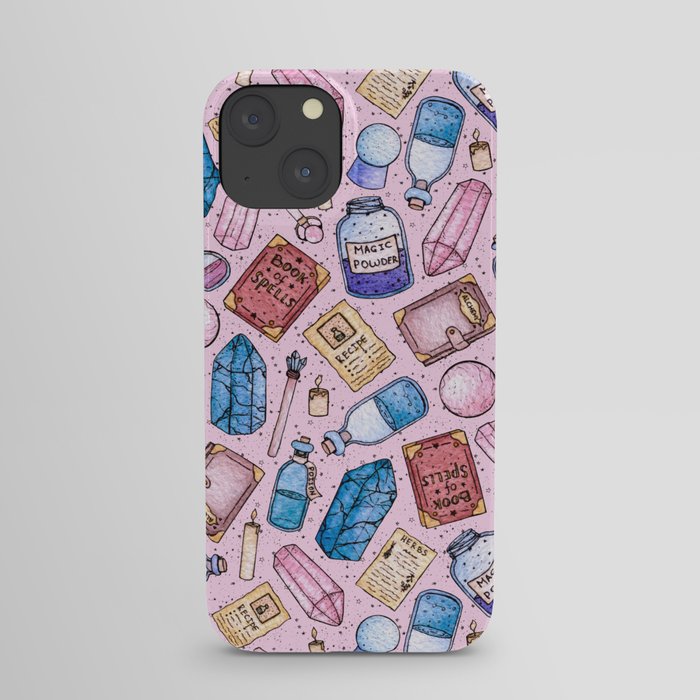 Witchy Stuff Pink iPhone Case