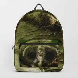Baby owl treehouse Backpack