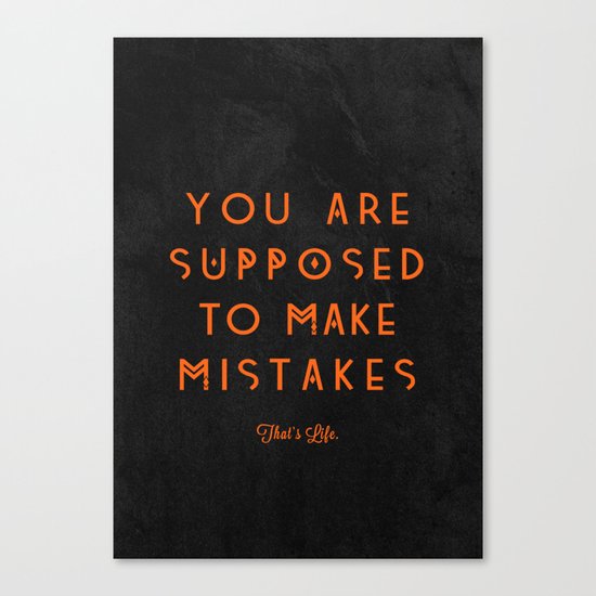 That's Life. Canvas Print