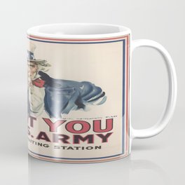 Vintage poster - Uncle Sam Wants You Coffee Mug